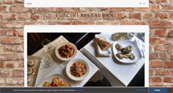 Desktop Screenshot of porcinirestaurant.com