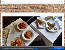 Tablet Screenshot of porcinirestaurant.com